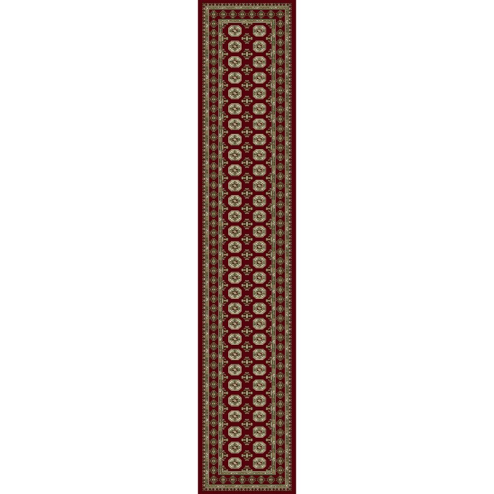 Dynamic Rugs 57102-1293 Ancient Garden 2.2 Ft. X 11 Ft. Finished Runner Rug in Red/Beige